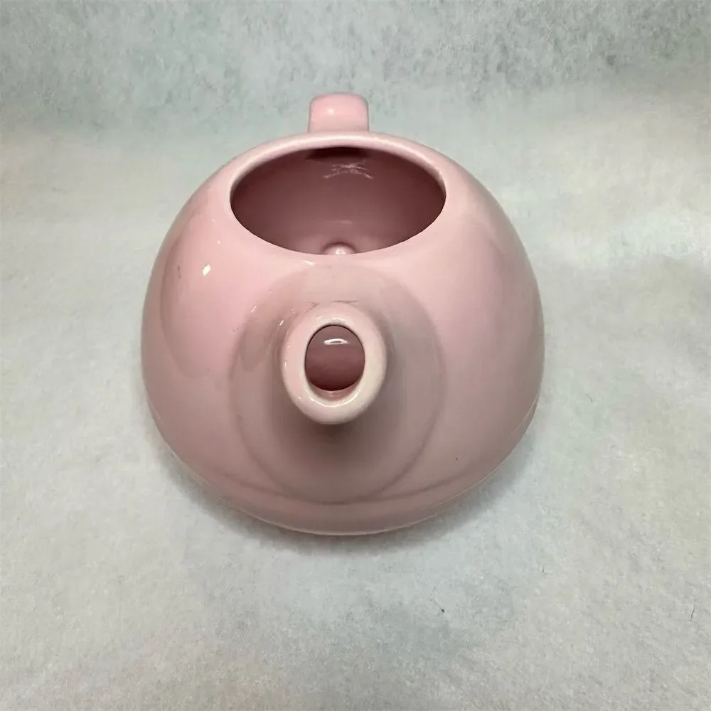 Vintage‎ Mar-crest  Pink Stoneware Teapot Ovenproof USA